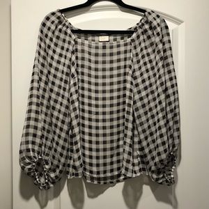 Checkered blouse